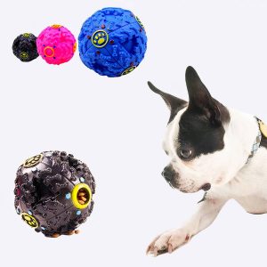 Balle distributrice de nourriture pour chien