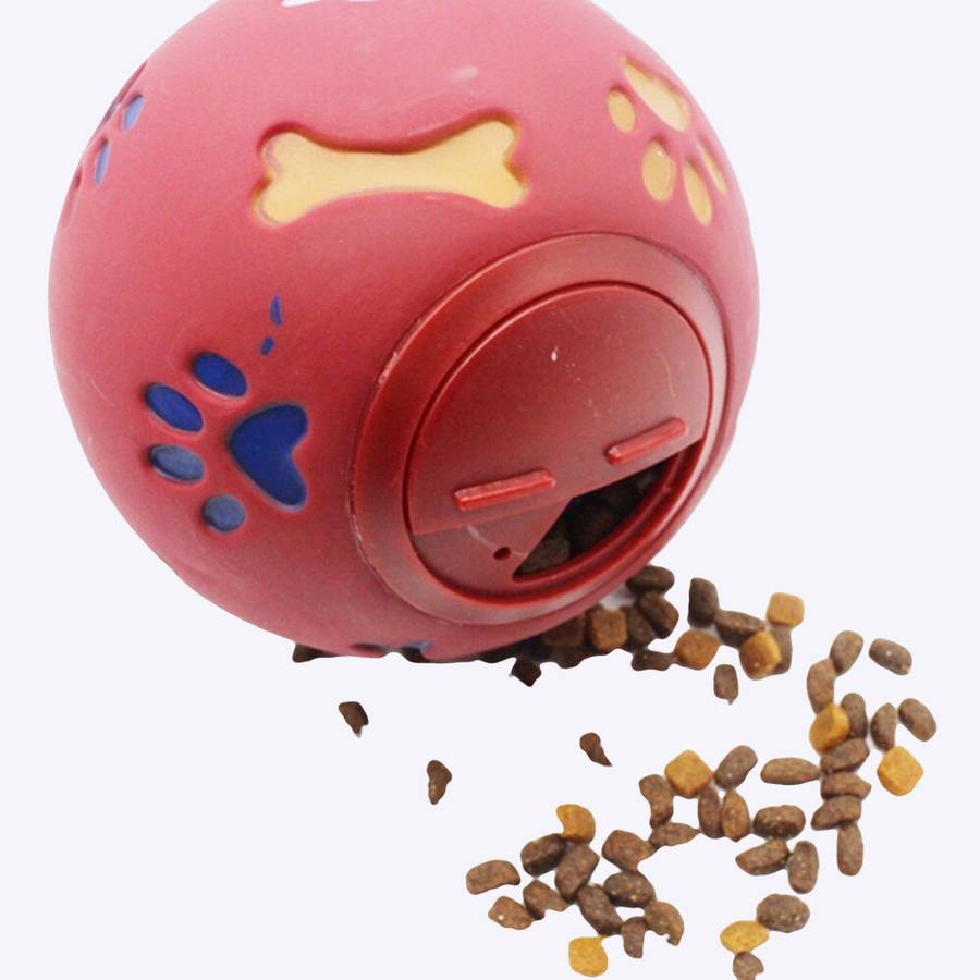 Balle distributrice de nourriture pour chiens